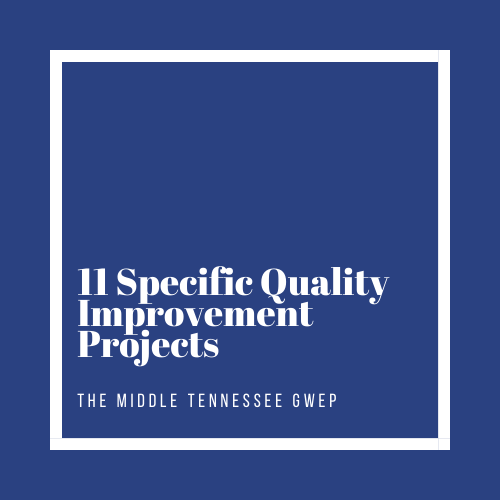 Middle Tennessee GWEP 11 Specific Quality Improvement Projects