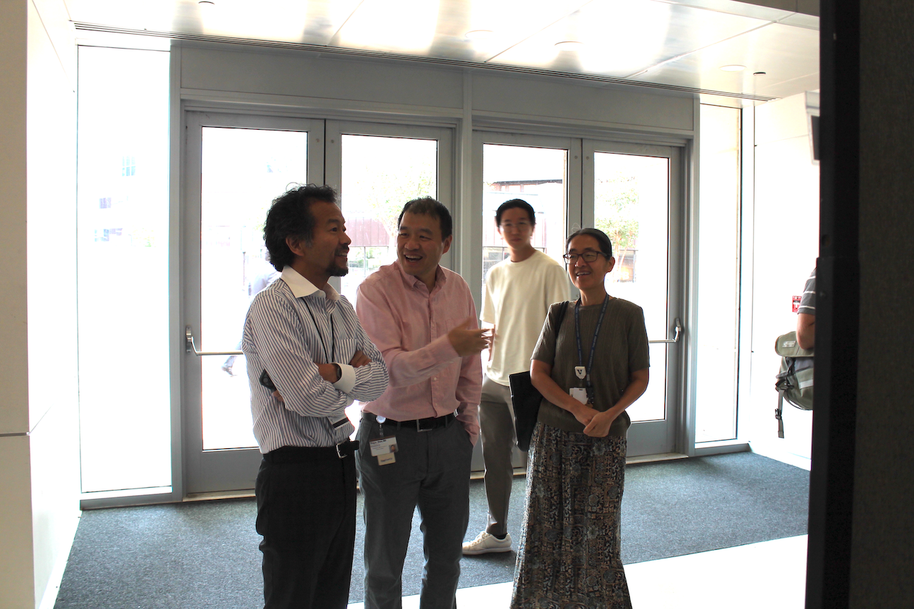 Pictured left to right: Tatsuki Koyama, Alex Zhao, and Liping Du at our 20th anniversary poster session