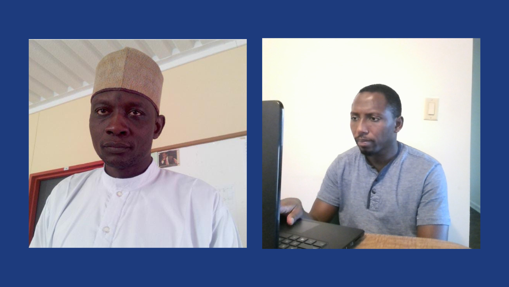 Left: Abdurrahman Abdulhamid; Right: Yusuf Ibrahim Ibrahim