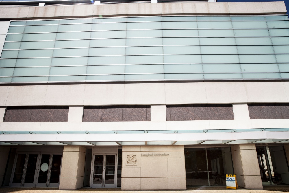 Langford Auditorium entrance