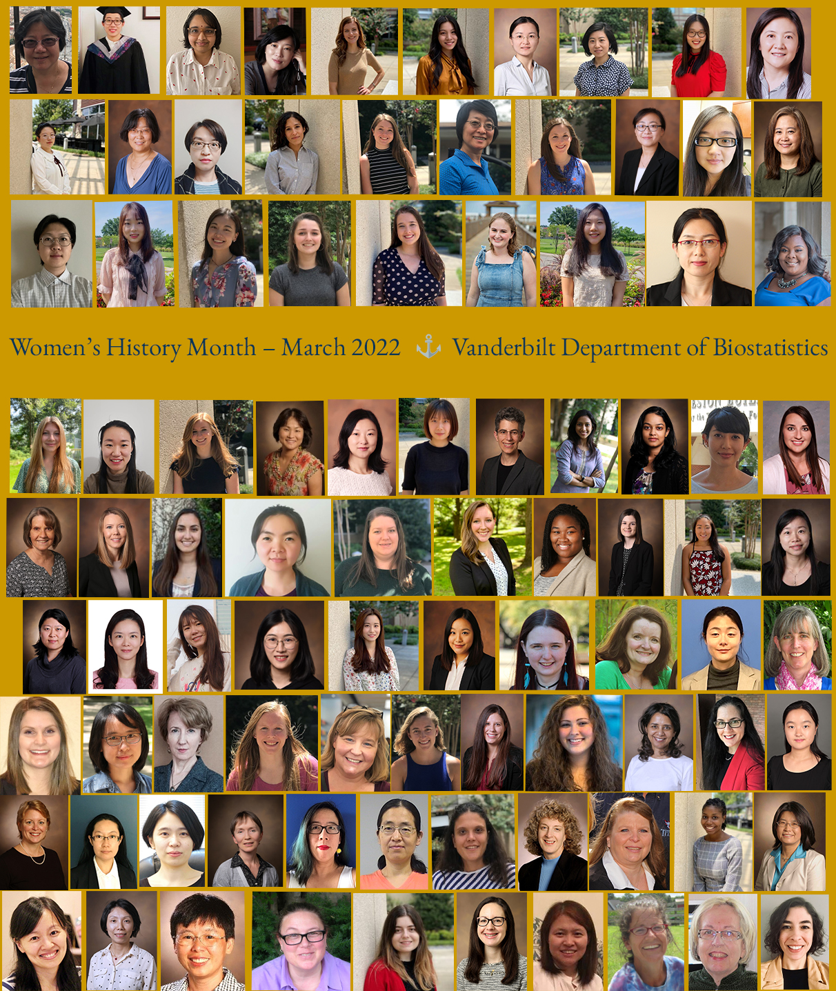 Gallery of Vanderbilt Biostatistics women