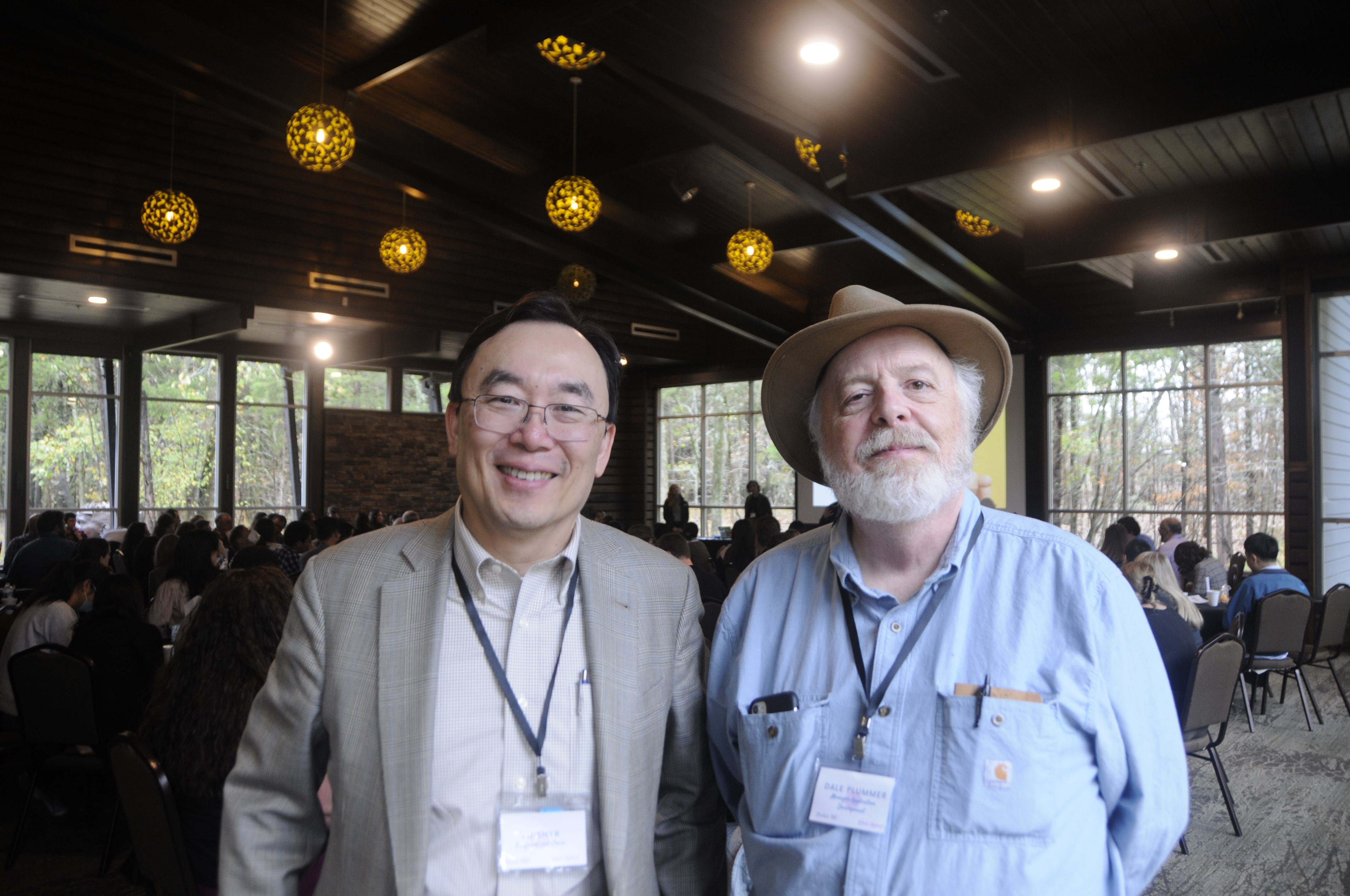 Yu Shyr and Dale Plummer at the 2022 retreat