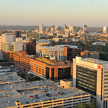 VUMC Aerial shot