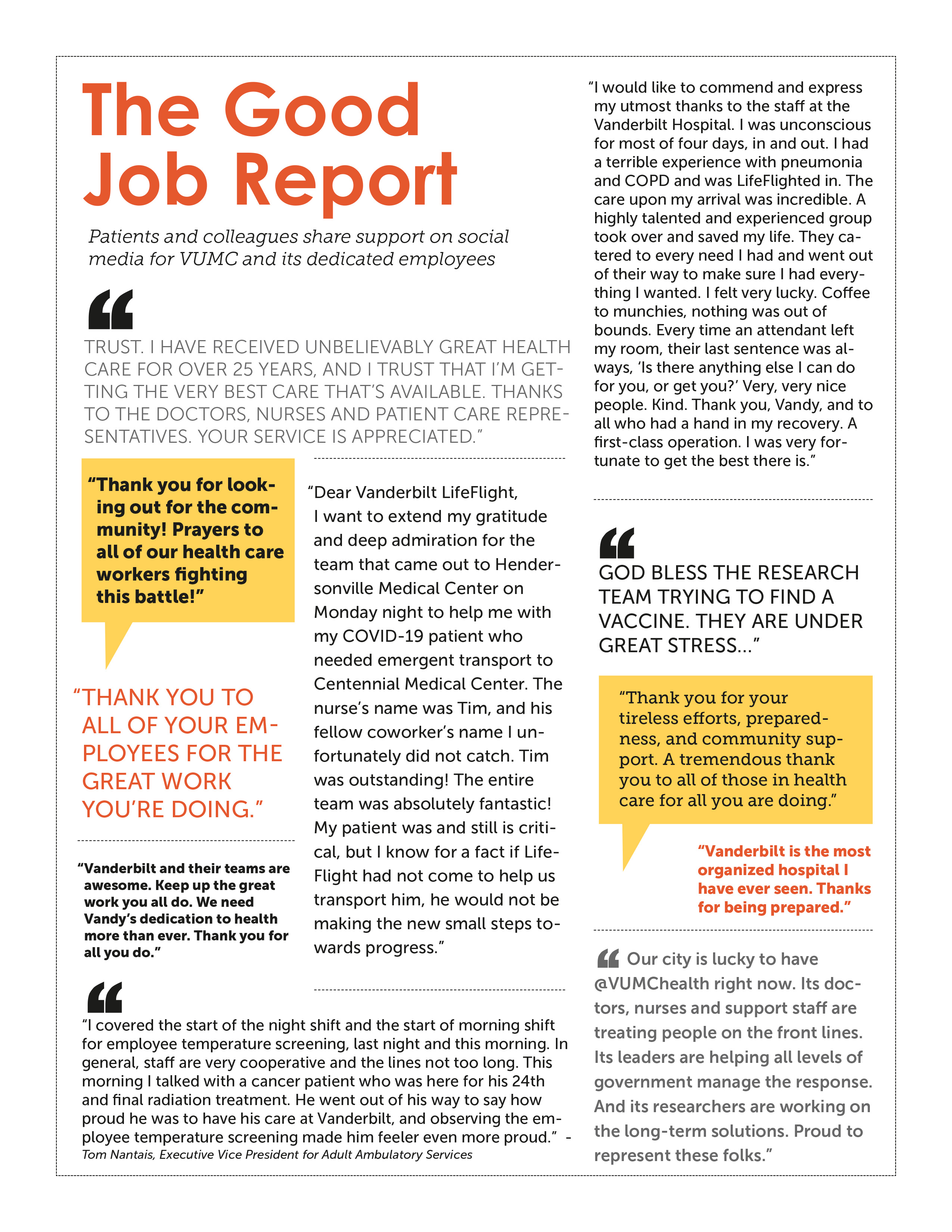 Introducing The Good Job Report Coronavirus Covid 19 Information For Employees And Patients