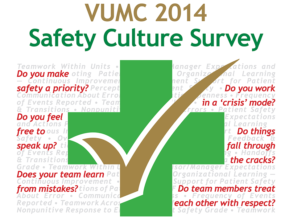 Safety culture survey promotional flyer