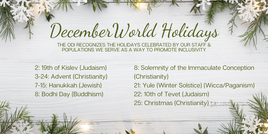 December World Holidays 