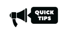 Quick Tips