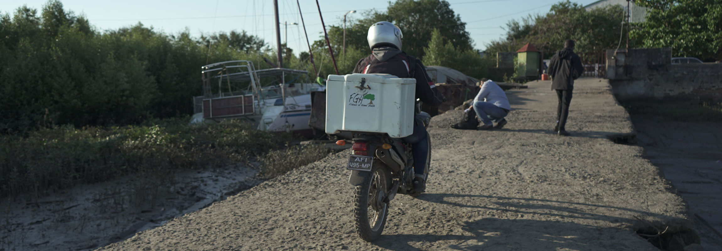 clinical medication delivery on motorcycle