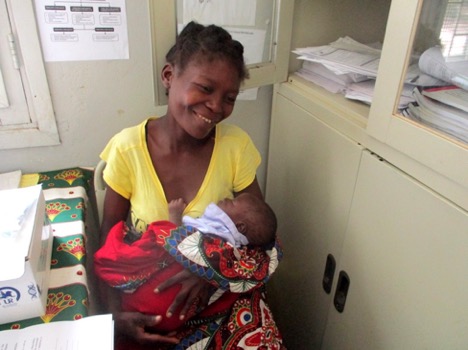 Leonilde and her daughter were able to receive test results on the same day.