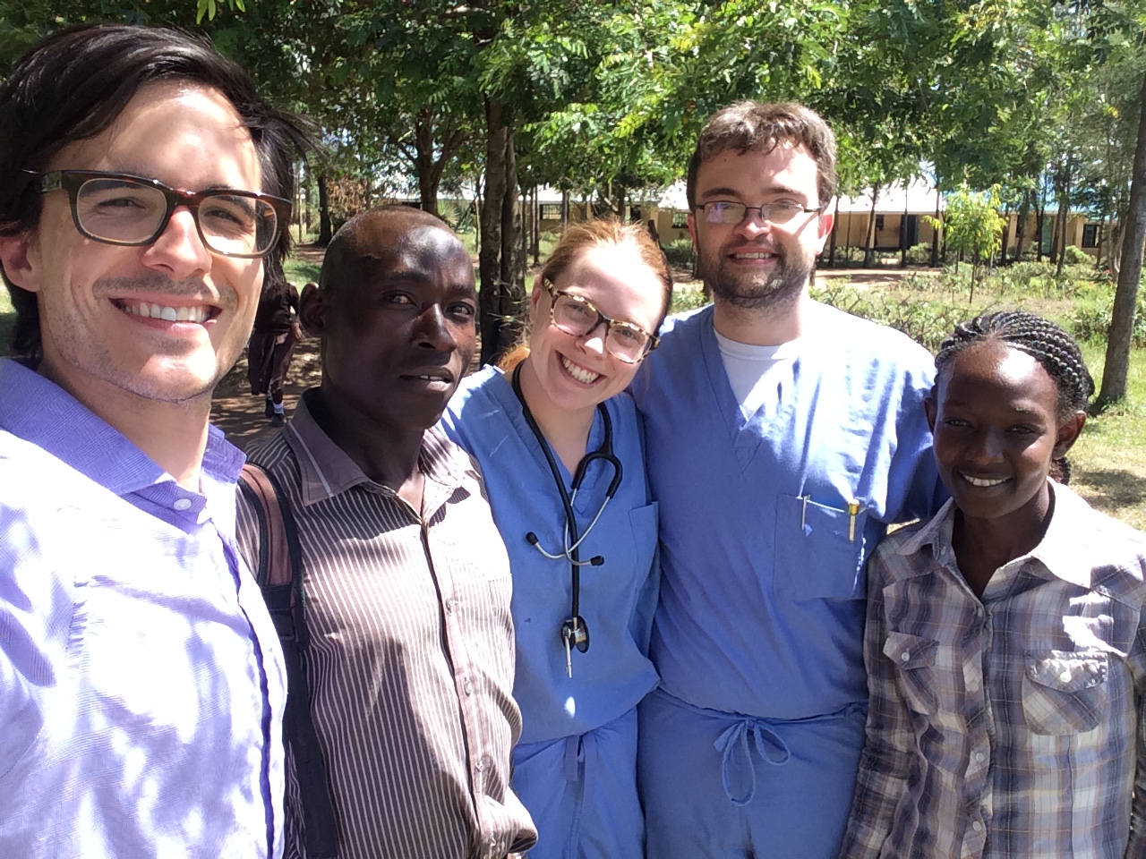 Kenya - Working with public health officers at a maternal and child health outreach event.JPG