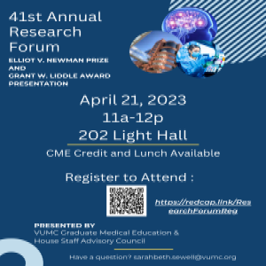 41st Annual Research forum