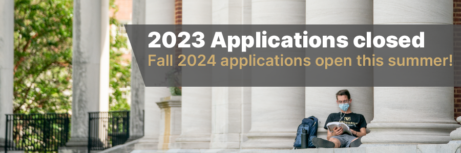 Applications for the following academic year are due each year by Dec. 15.