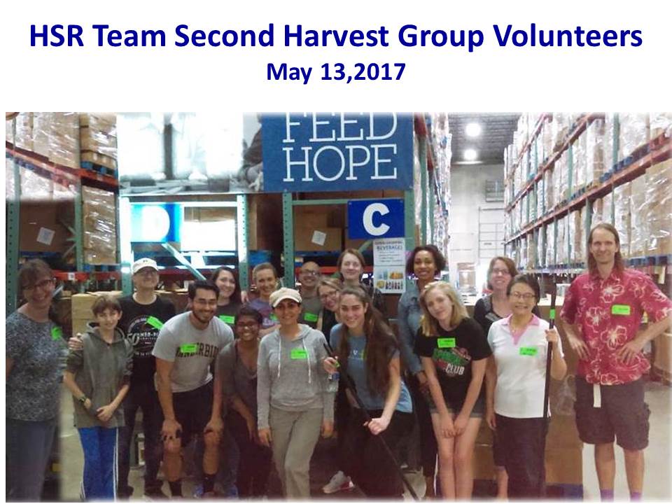 HSR team volunteering