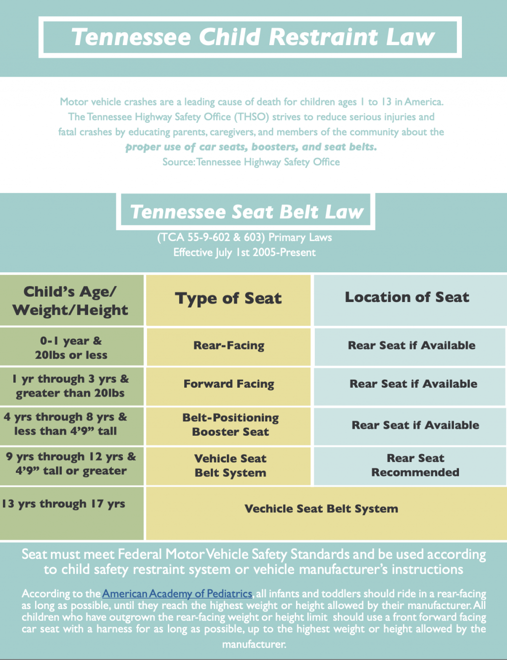 child passenger safety laws