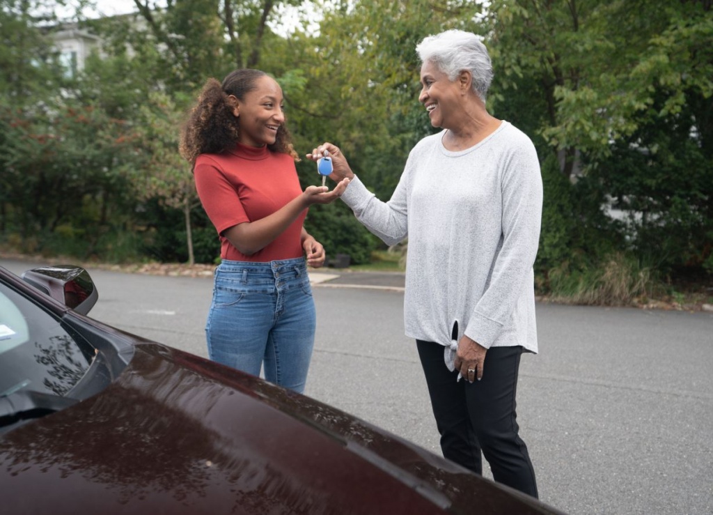 handing over keys