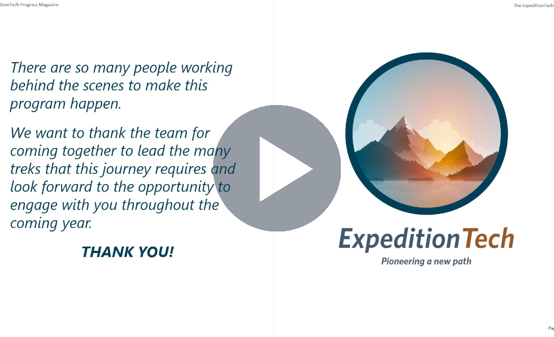 The Expedition Tech Team video