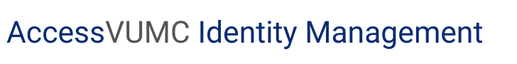 Access VUMC home page