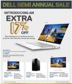 Save 17% during Dell's Semi-Annual Sale!