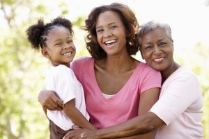 smiling family