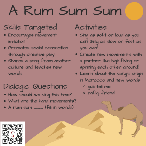 "Rum Sum Sum" song card