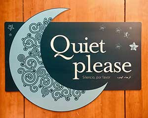 Quiet Please Sign
