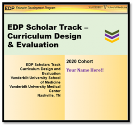 EDP Scholars Program