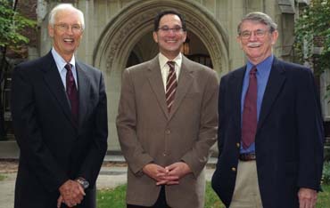 Photograph of Drs. Elliott, Sternberg, and O'Day