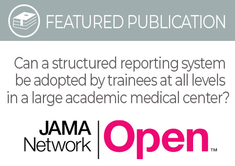 Mt. Sinai Jama Network Open Trainee study
