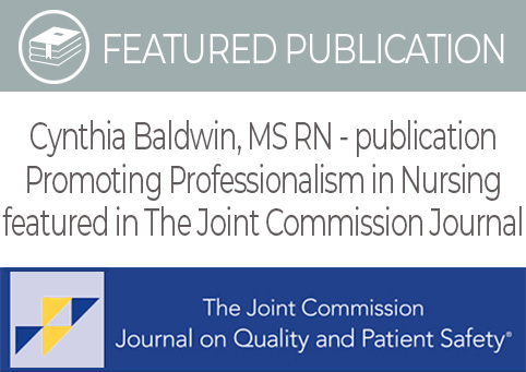 Cindy Baldwin featured in Joint Commission