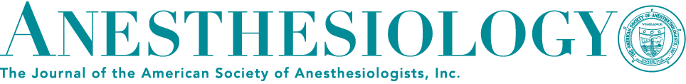 Journal of the American Society of Anesthesiology
