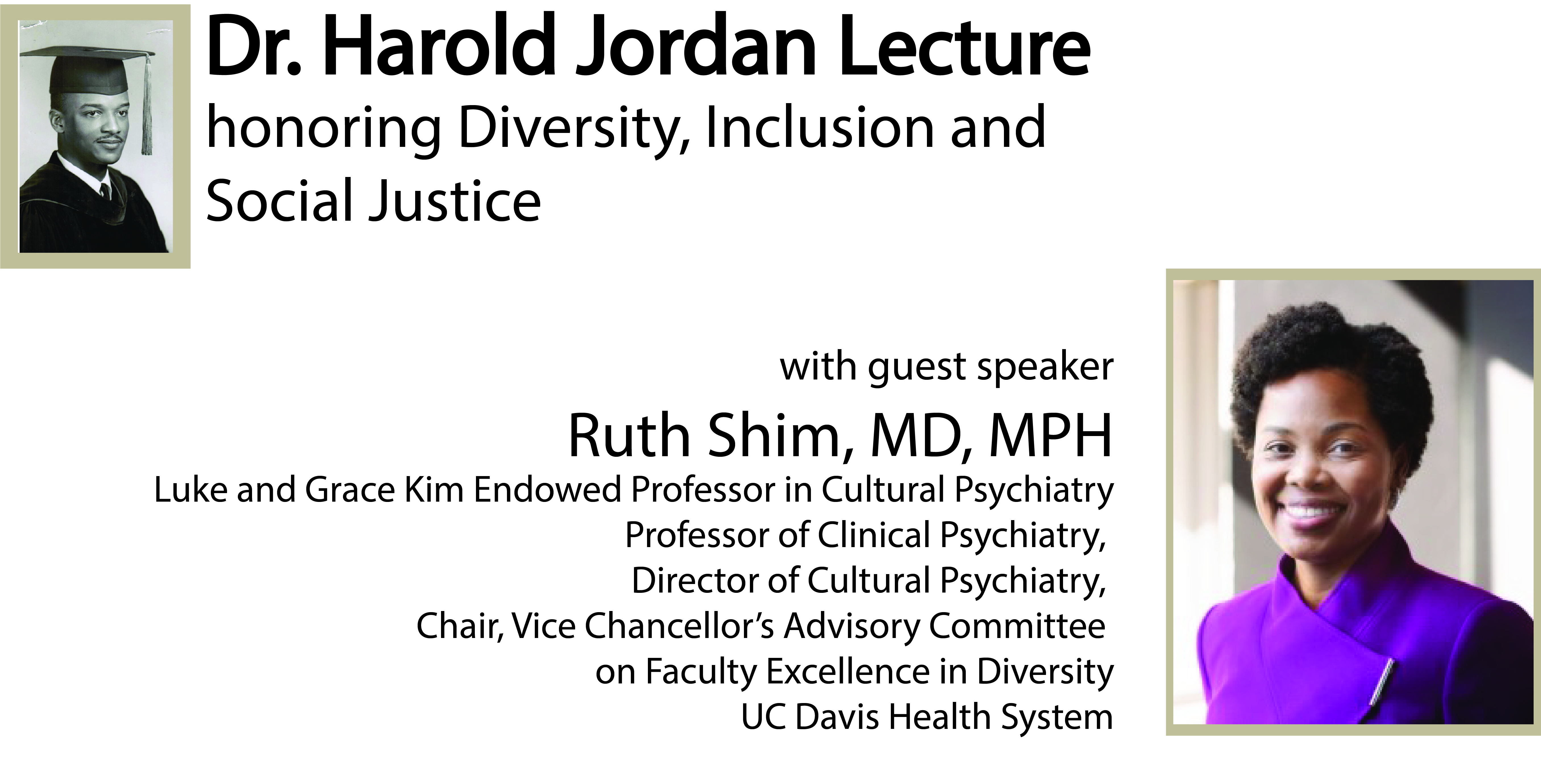 Jordan Lecture: Ruth Shim