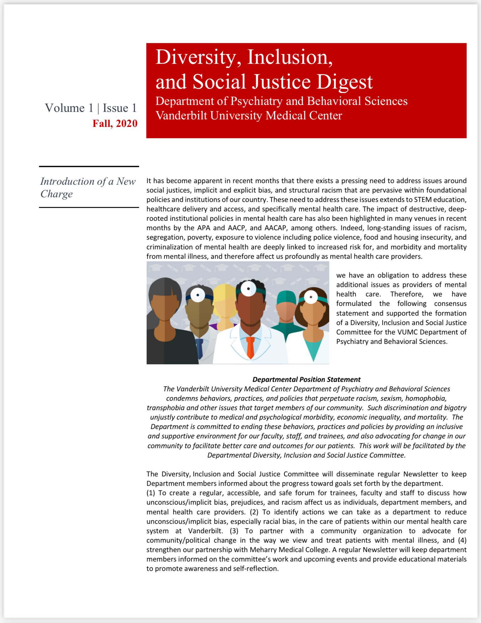 Diversity, Inclusion, and Social Justice Newsletter