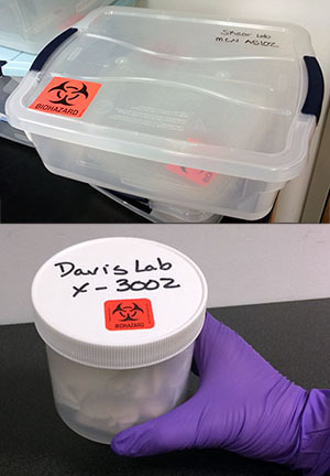 Examples of Biological Sample Secondary Containers