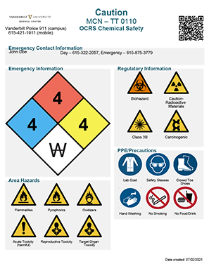 Hazardous Substances Range of Safety Signs 