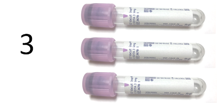 label and vacutainers