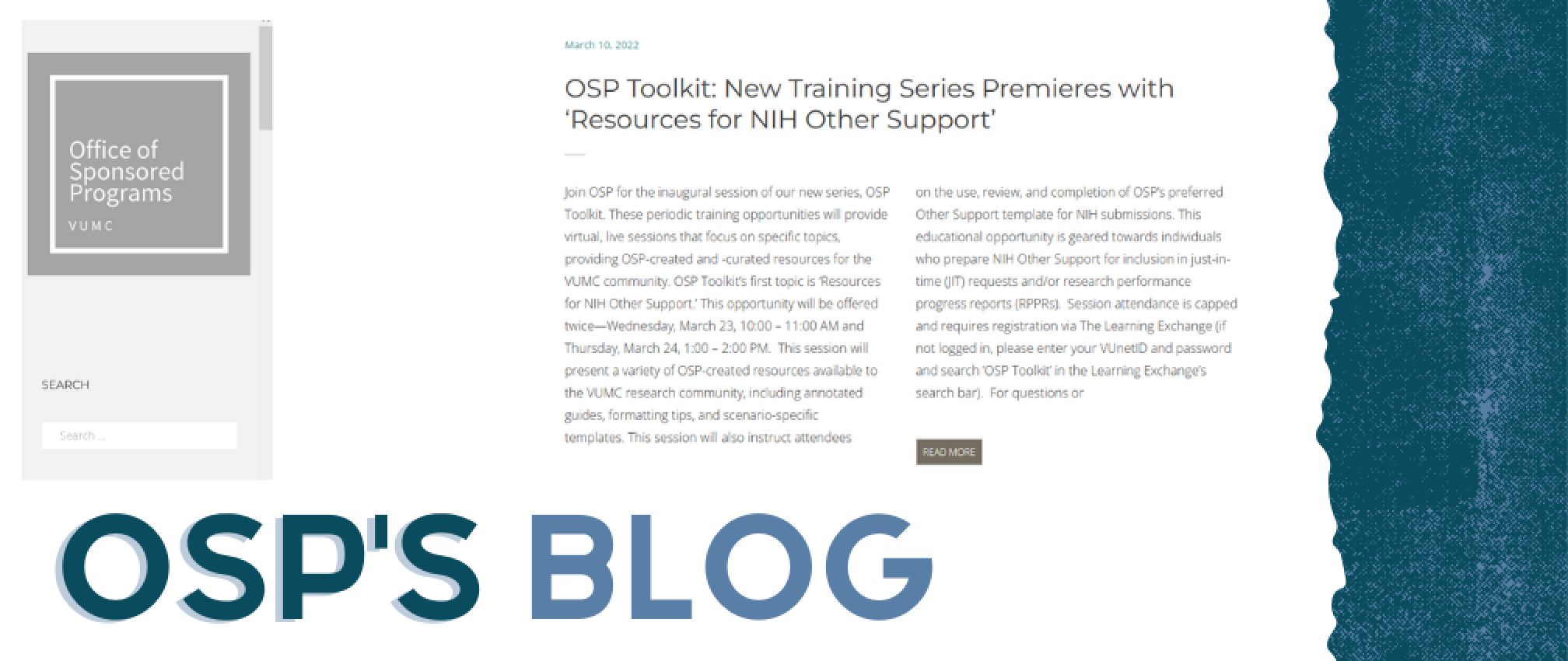 Home Office of Sponsored Programs