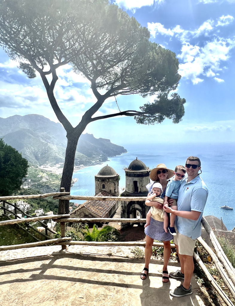 Brendan and family on vacation