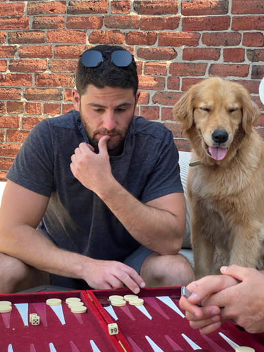 Ben and dog