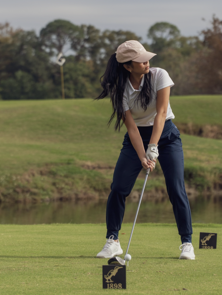 Karla Rebullar, MD golfing