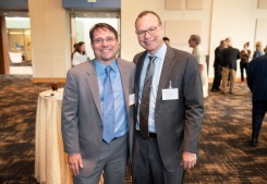 Dr. Matt Freiberg with Dr. Jeff Balser, President and CEO of Vanderbilt University Medical Center