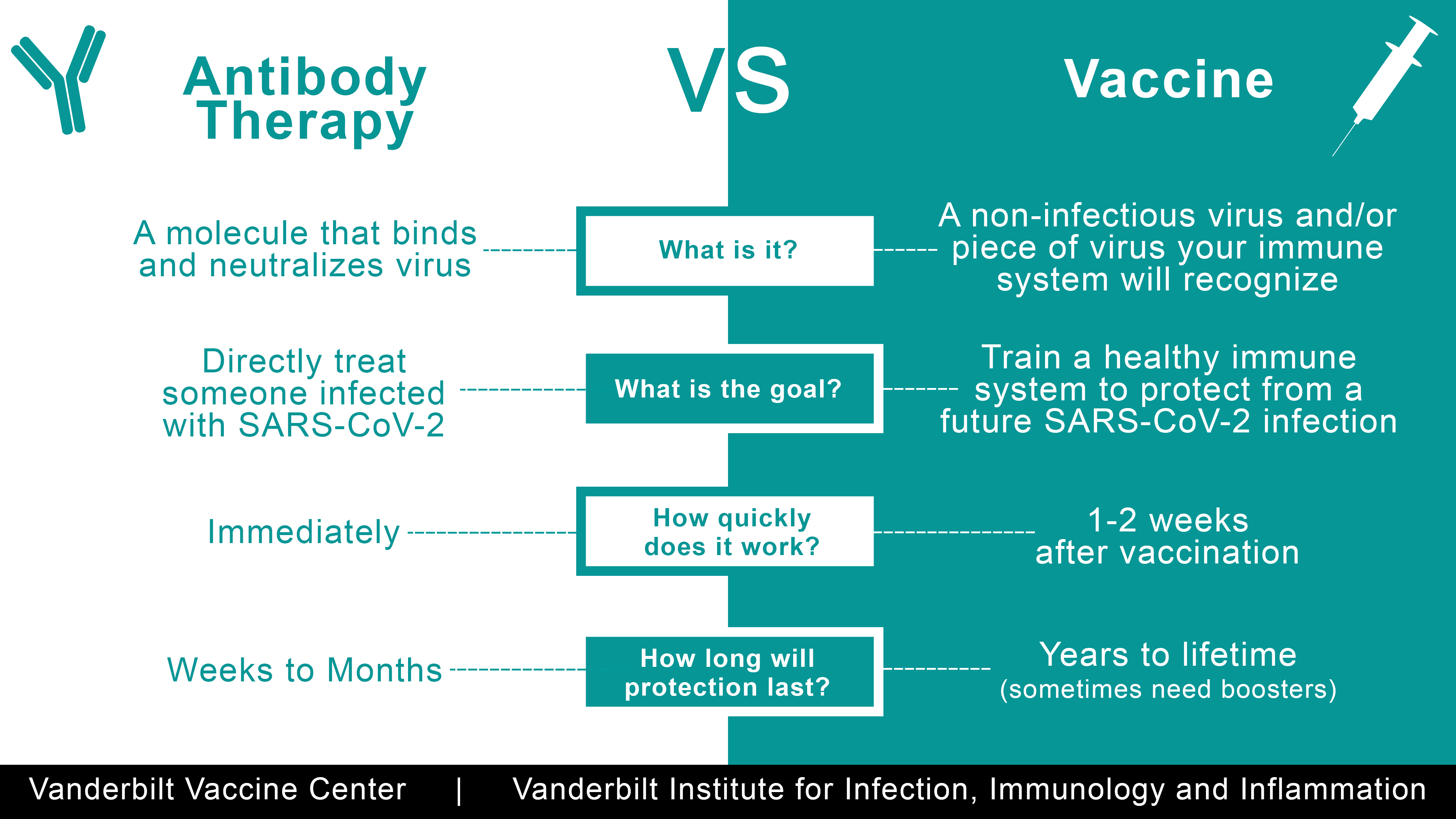Antibody Therapy vs. Vaccine