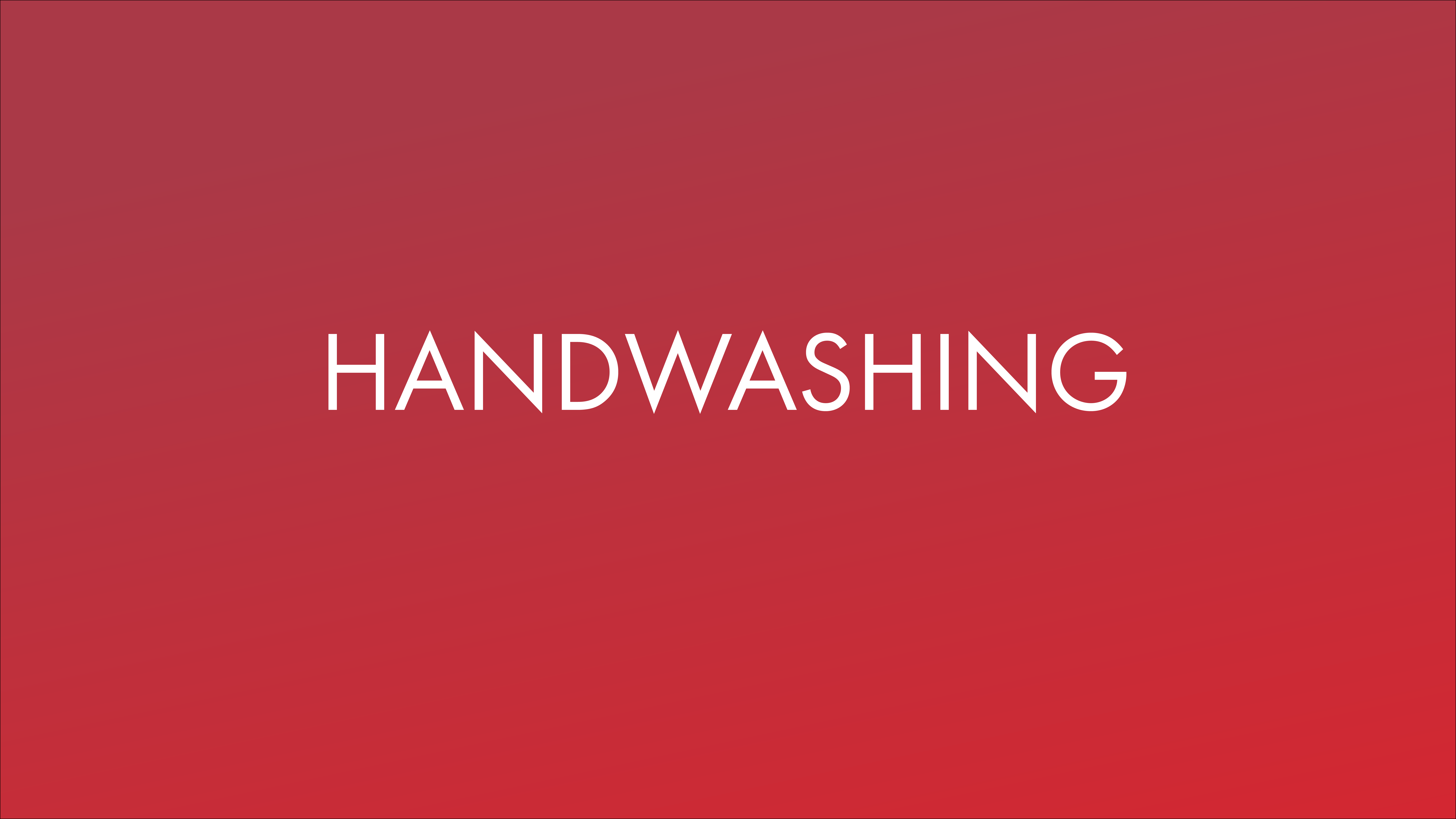 Handwashing Experiment