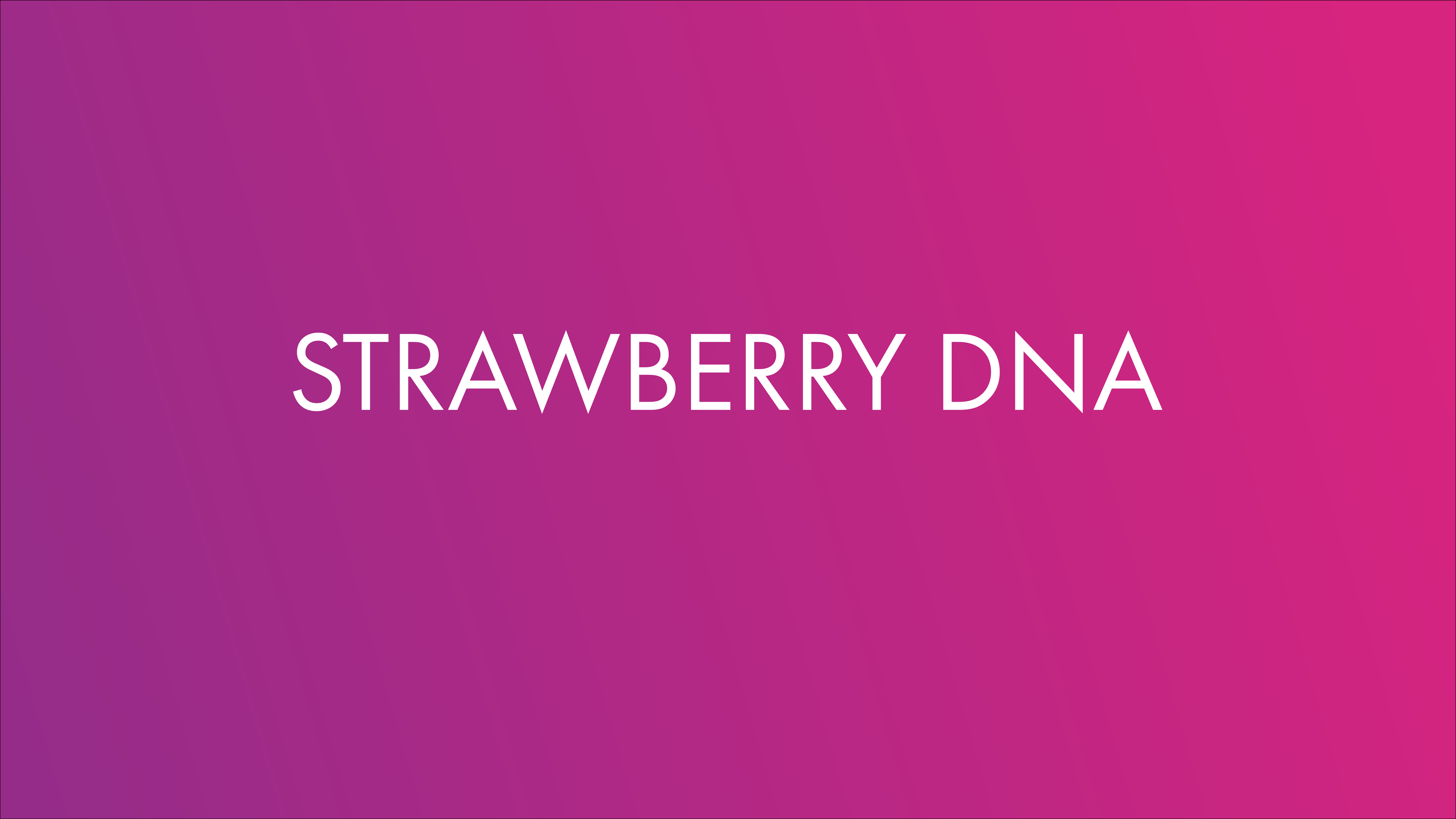 Strawberry DNA